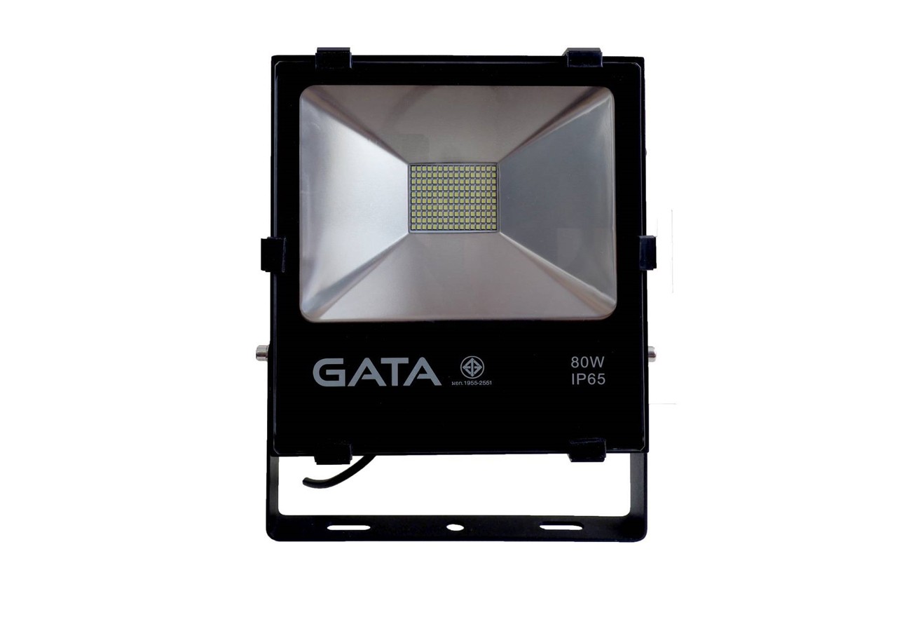 สปอร์ตไลท์ LED 80W SMD (วอร์มไวท์) GATA