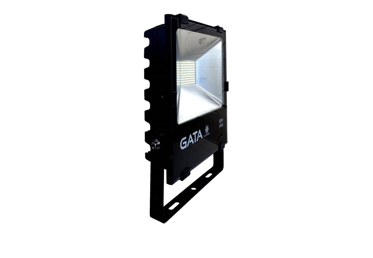 สปอร์ตไลท์ LED 80W SMD (วอร์มไวท์) GATA